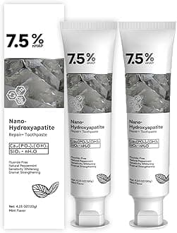 Nano Hydroxyapatite Repair & Protect Toothpaste – Strengthens Enamel, Reduces Sensitivity, Hydroxyapatite Toothpaste, Fresh Breath (2 Pcs)