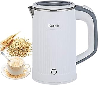 0.8L Electric Kettles Low Wattage Kettle Travel Kettle Electric 600W Fast Boil Mini Small Kettles Portable Energy Efficient Kettles with Auto Shut-Off and Boil-Dry Protection (White)