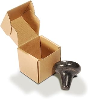 Master Massage Mushroom Shaped Basalt Hot Massage Stone Kit with Trigger Point- Pressure Point and Acupressure Tools - Deep Tissue Relaxation and Reflexology Massage Set (1 Piece)