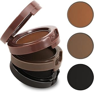 Boobeen 3 Color Eyebrow Powder Palette, Waterproof Eyebrow Makeup, Brow Definer to Shape Perfect Brow