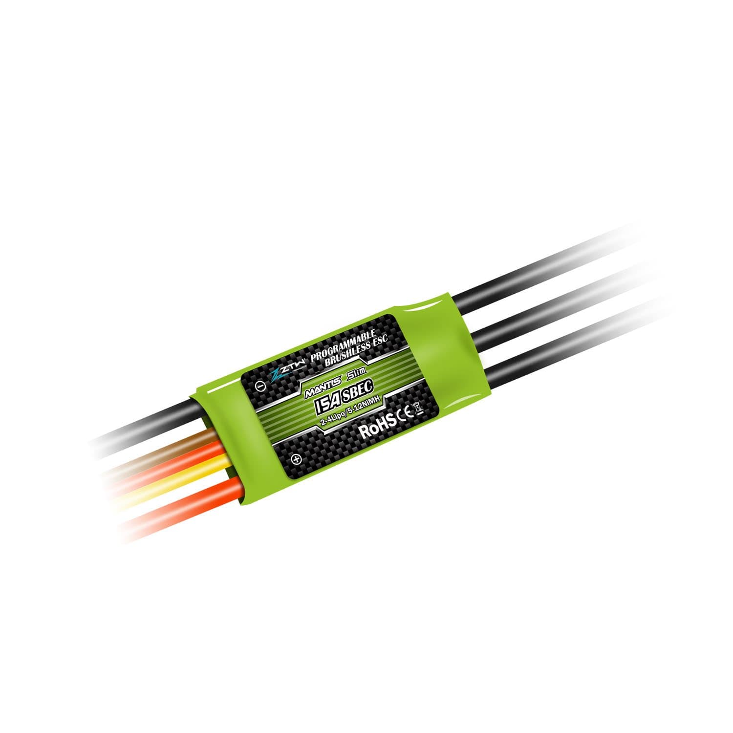 Mantis Slim Brushless ESC 15A Switch BEC with BEC ouput 2A/5V for F3P Airplane 3D Flying
