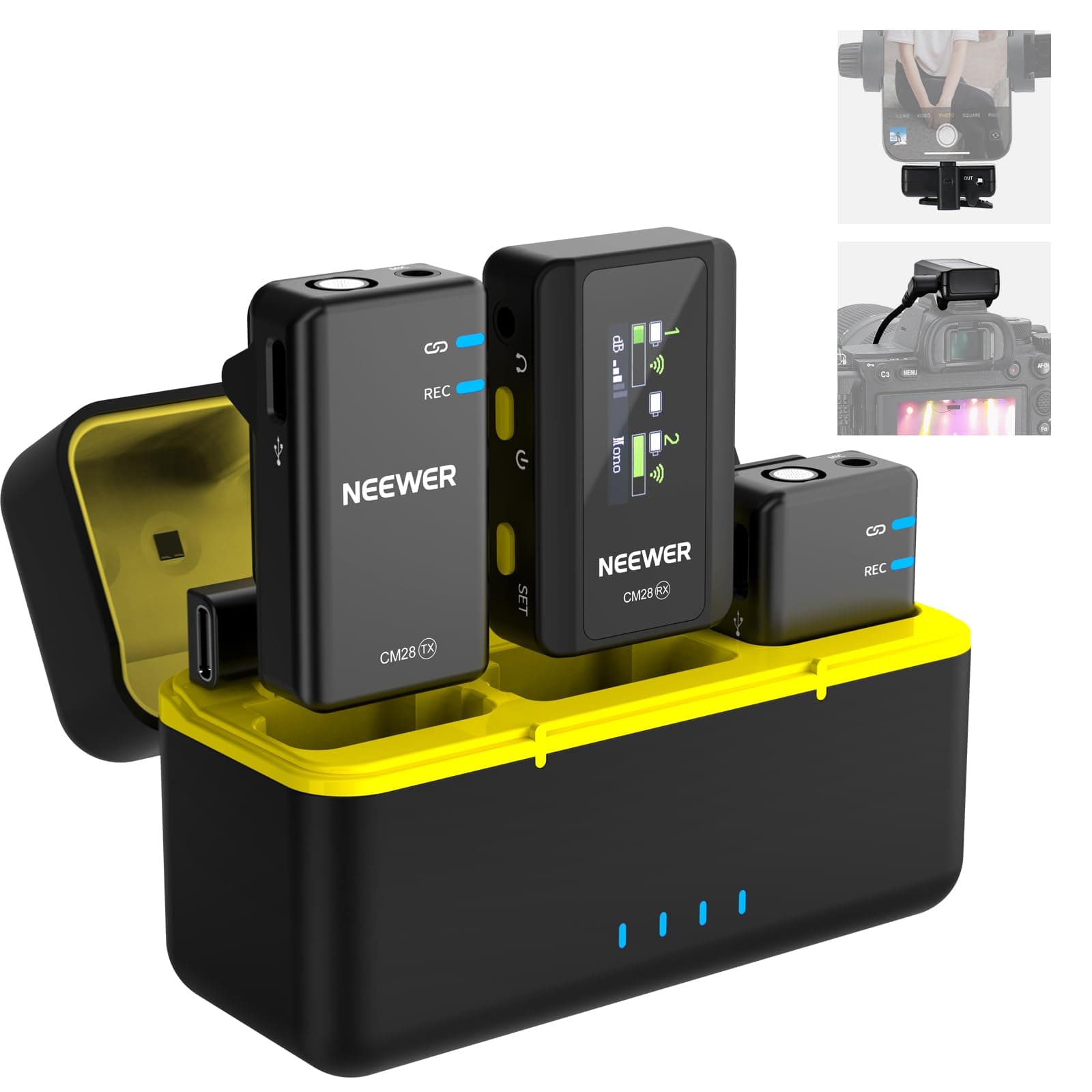 CM28 Professional Wireless Lavalier Microphone