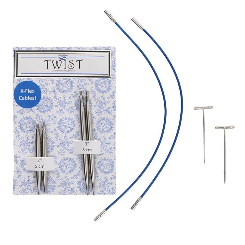 Twist Short Combo, 2" & 3" (5 & 8 cm) [S], US 7 (4.5 mm)