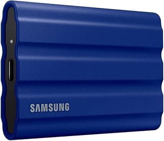 SAMSUNG T7 Shield 2TB SSD, Blue, MU-PE2T0R/AM, T7 shield SSD