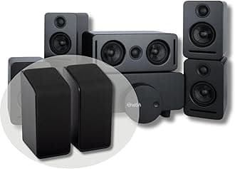 Platin Monaco 5.1 Wireless Home Theater Surround Sound System for Smart TV - with WiSA SoundSend - WiSA Certified - Tuned by THX and Monaco Front Speakers with Upfiring Drivers Bundle