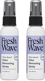 Fresh Wave Lavender Scent Odor Eliminator Spray & Air Freshener, 2 fl. oz. Travel Size (Pack of 2)