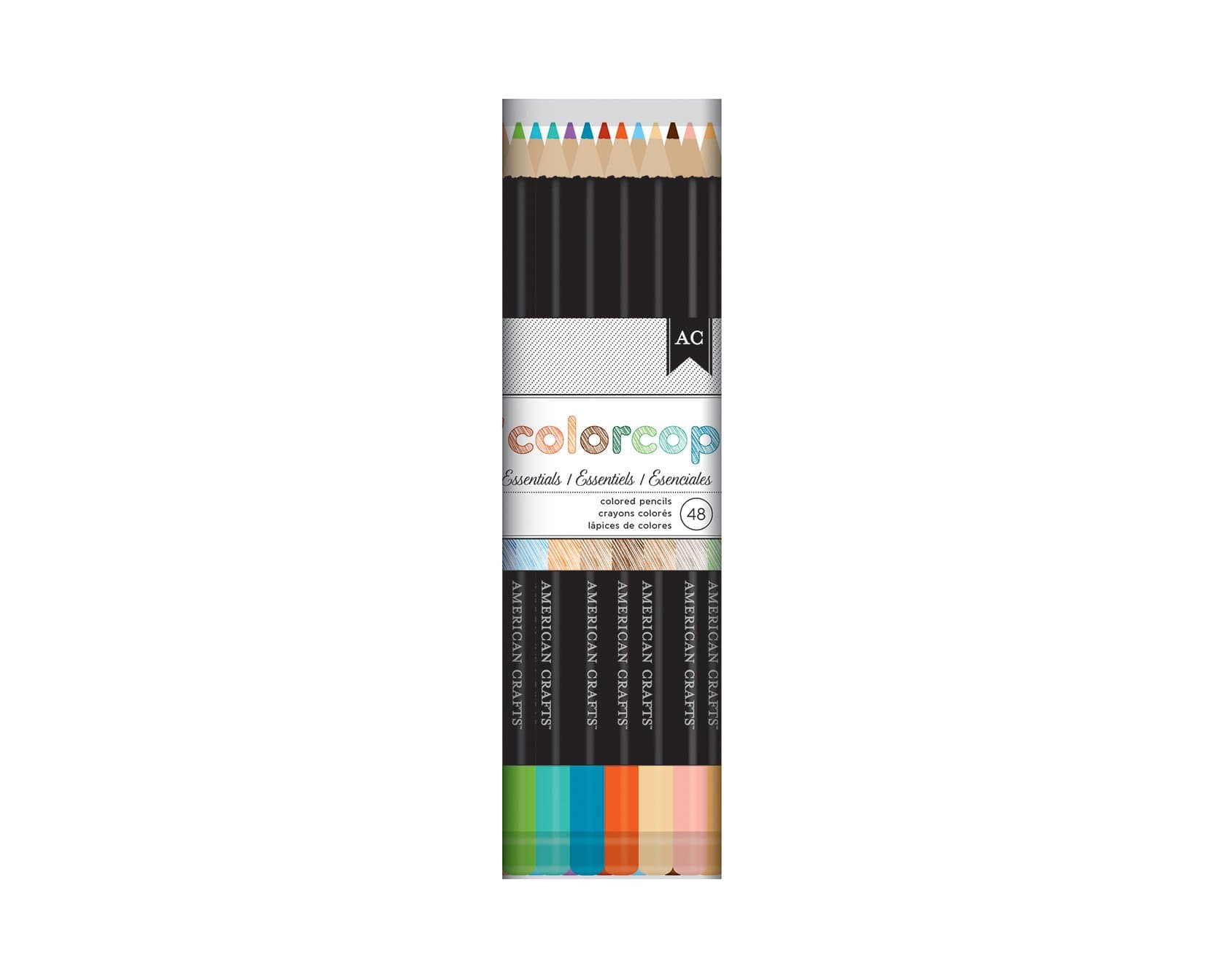 American Crafts 48-Piece Colored Pencil Set