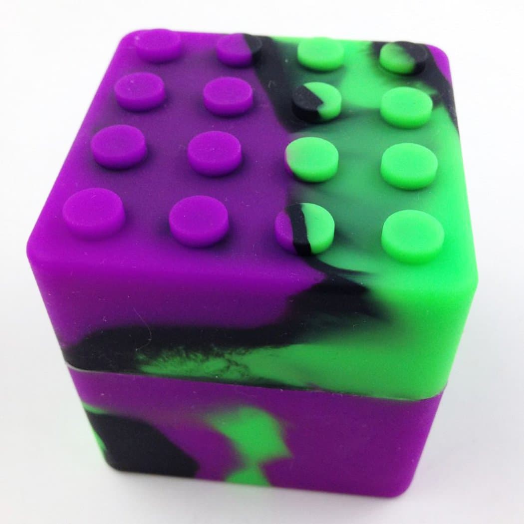 XXL Silicone Stackable Container Wax Oil Jar 60ML (black/Purple/Green)