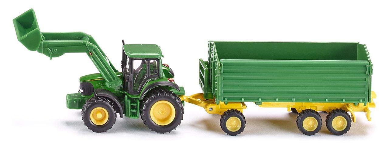 Siku - John Deere Tractor/Loader & Trailer 1:87 Scale