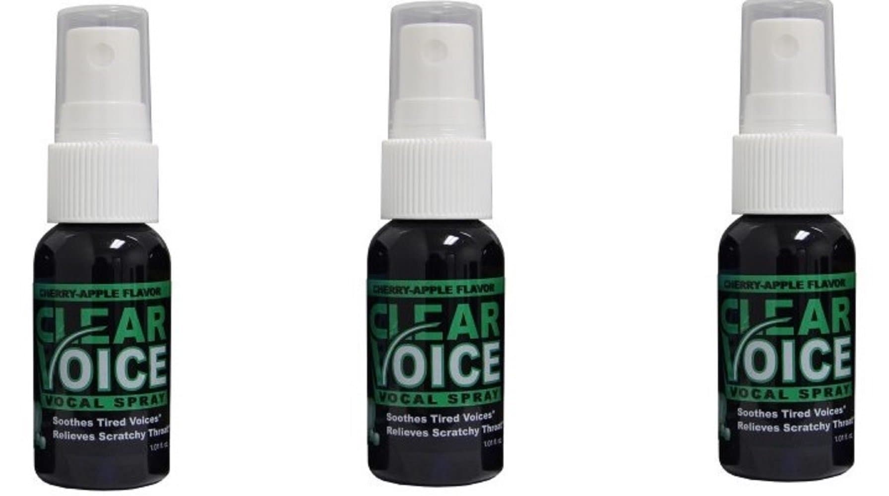 Clear Voice Vocal Spray Cherry Apple - 1 fl oz 3 Pack
