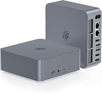 Beelink EQI Mini PC W-11 Pro i7-12650H 24GB DDR5 500GB NVMe M.2 SSD Dual Display 4K@60Hz Output, Built-in Wi-Fi 6, RJ45, PSU Office Mini Computer