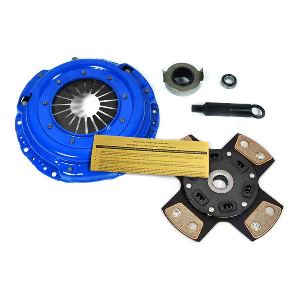 EFORTISSIMO RacingEF 4-PUCK STAGE 3 CLUTCH KIT FOR CR-V B20 INTEGRA B18 CIVIC Si DEL SOL VTEC B16