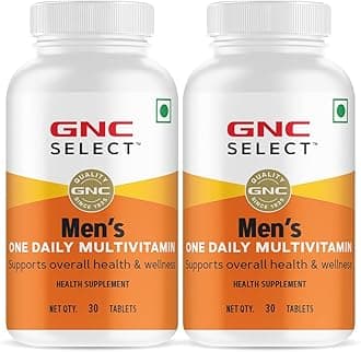 Men's One Daily Multivitamin | Improves Muscle Performance | Enhances Immunity | With Vitamin A, C, E, and D3-30 Tablets (Pack of 2)