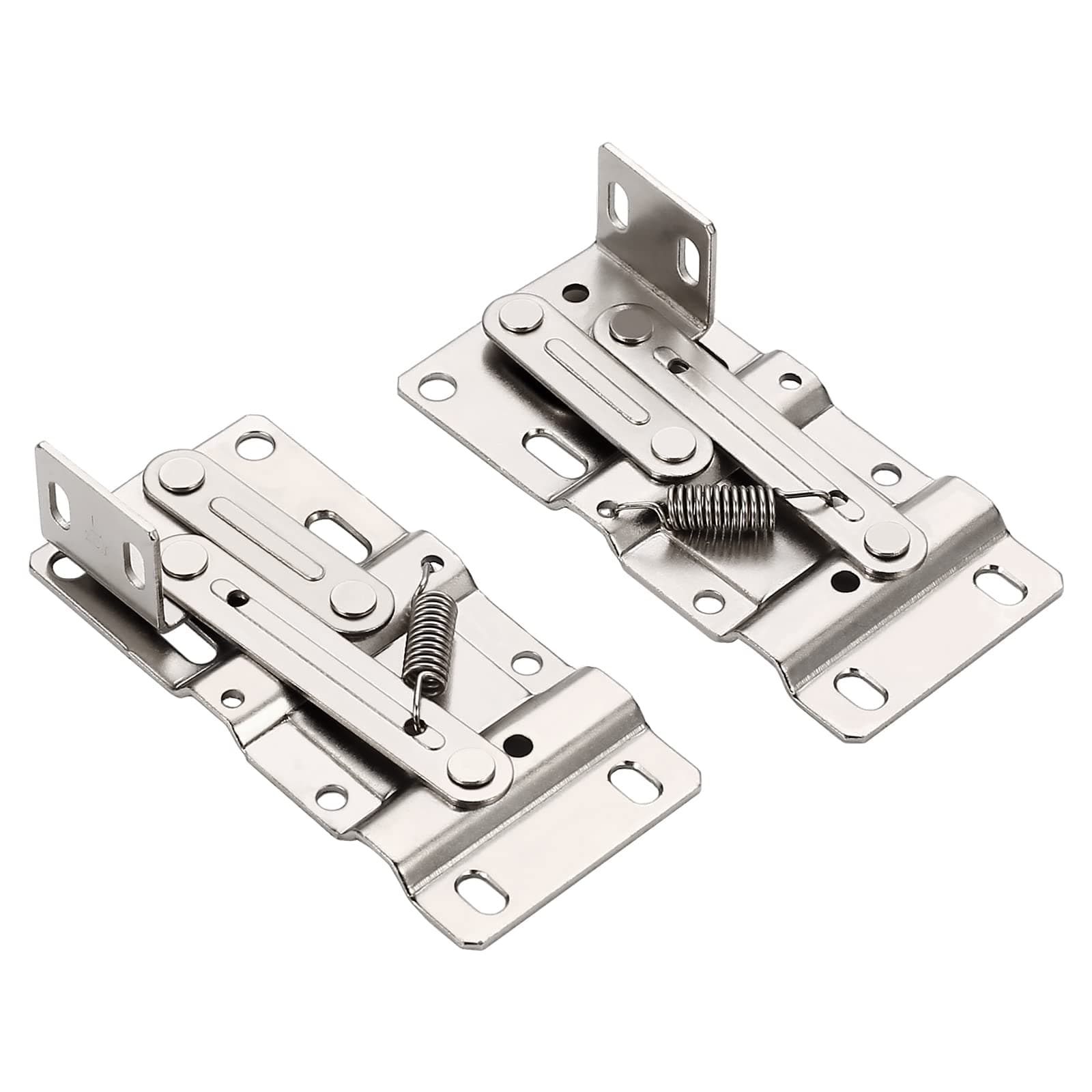 Furniware 1 Pair Tip Out Tray Hinges, Standard Sink Hinges for Sink-Front Drawer, Steel
