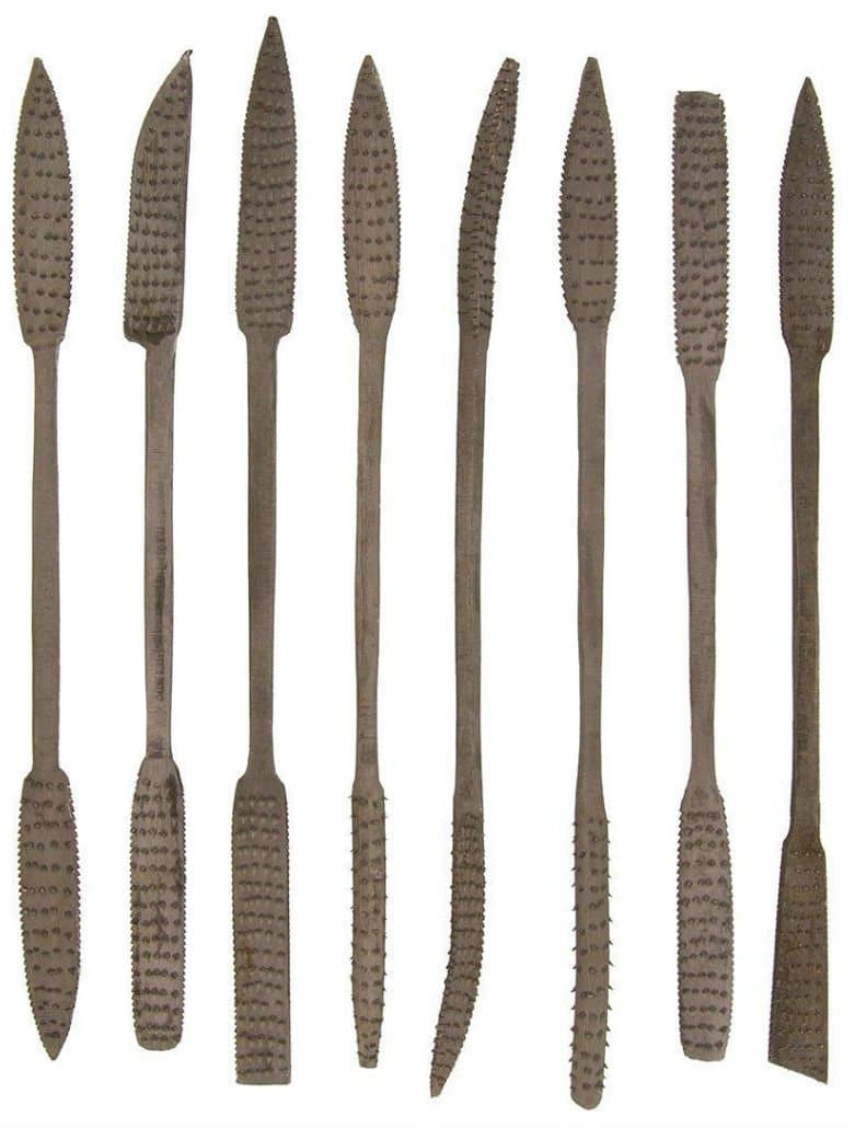 Heavy Wood Rasp Riffler File Set - Assorted Files for Rasp Cuts - Wood Shaping Tool - Set of 8 Pcs - 7408WFR