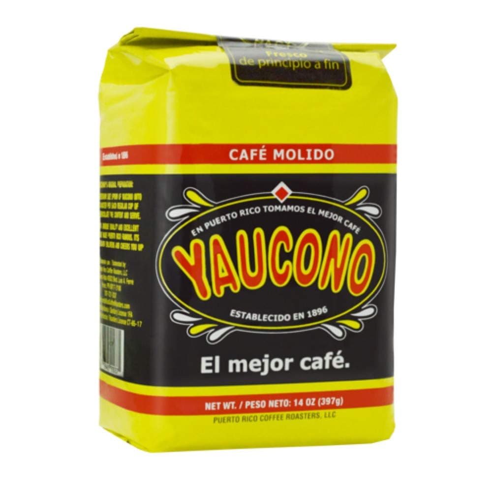Yaucono Ground Coffee Bagged, Arabica Medium Roast, 14 Ounce (Pack of 1)