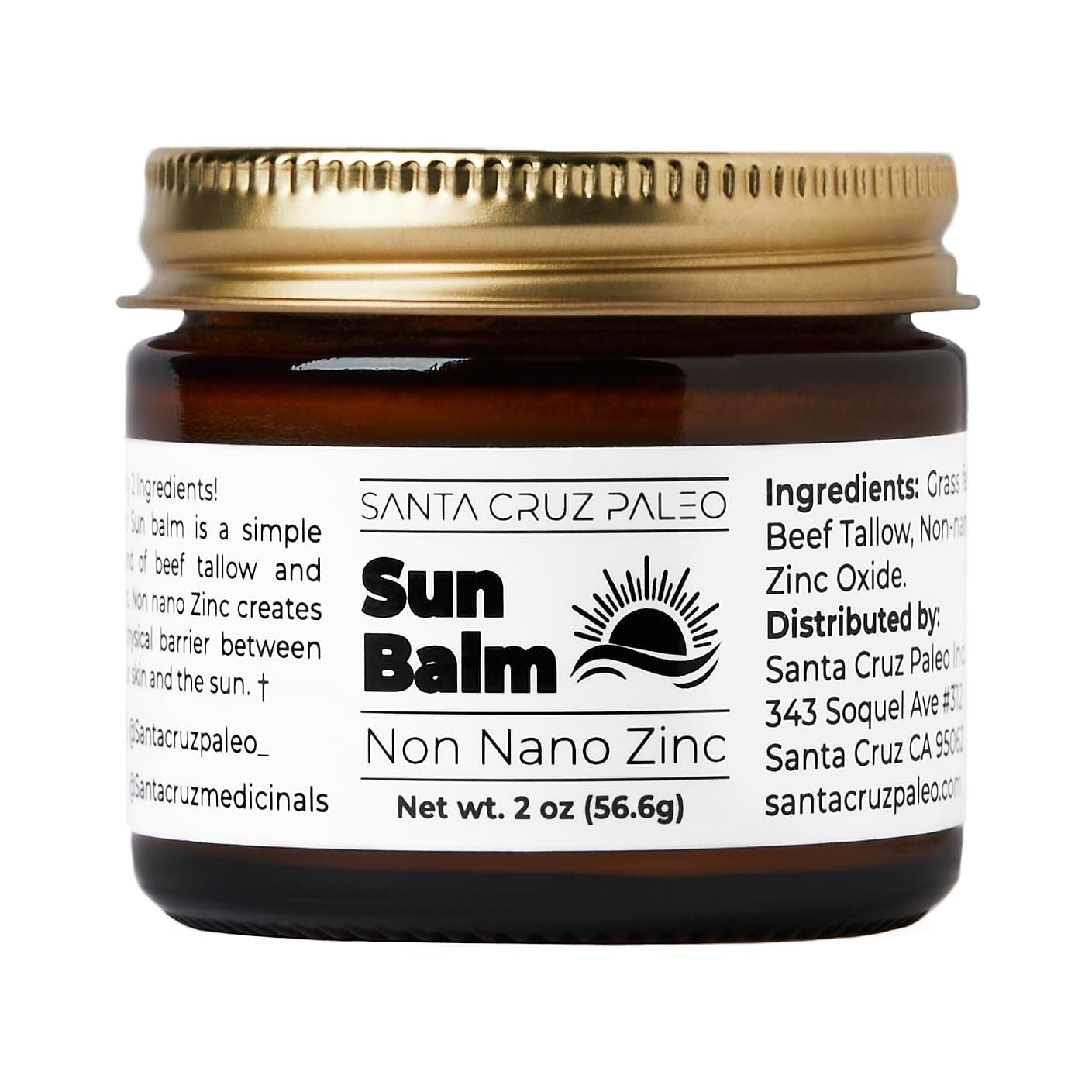 Beef Tallow and Zinc Sun Balm