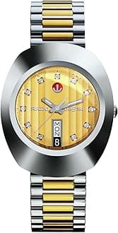 Unisex Original Stainless Steel Swiss Automatic Watch, Yellow (R12408633)