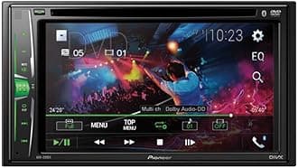 Pioneer 6.2-Inch Double-DIN in-Dash Multimedia DVD Receiver with Bluetooth(R)
