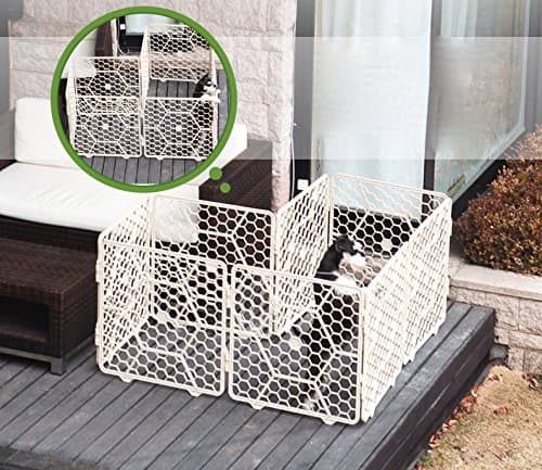 Alpha Dog Series 6 Piece Plastic Playpen