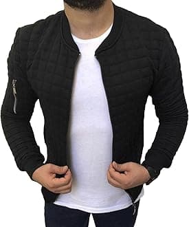 Men's Lightweight Windproof Bomber Jacket Slim Casual Full Zip Softshell Coat Outdoor Sport Breathable Windbreaker