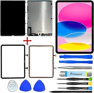 NB+ Touch Screen LCD Compatible with iPad 10 2022 10.9 inches Replacement For Apple iPad 10 Gen 10.9" 10th Generation LCD Display Digitizer Front Glass Panel Black Model A2696 A2757 A2777 with Tools