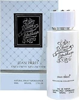White Leather Eau De Parfum Spray for Unisex | Long Lasting Exclusive Collection | 80ML (2.7 Oz)