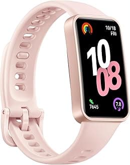 Huawei Band 10 Smartwatch with AI-Powered Fitness Monitoring, Pro-Level Sleep Analysis, Emotional Wellbeing Assistant,Streamlined Metallic Design,Fast Charging,iOS Android (Band 10, Pink)
