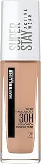 New York Foundation, Superstay Active Wear 30 Hour Long-Lasting Liquid Foundation, Lightweight Feel, Water, Sweat and Transfer Resistant, 30 ml, Shade: 28, Soft Beige