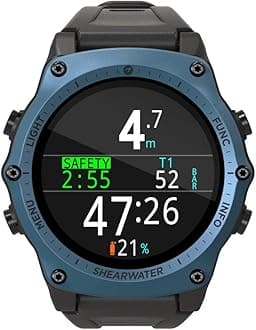 Teric Dive Computer Blue Bezel Rugged Technical Dive watch model 15024