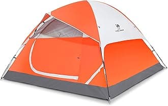 CAMEL CROWN2/3/4/5 Person Camping Dome Tent, Waterproof, Spacious, Lightweight, Portable Backpack Tent for Outdoor Camping/Hiking