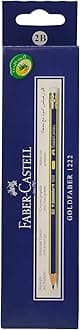 Faber-Castell Gold Faber Graphite Pencil 2B With Eraser Tip Box of 12pc