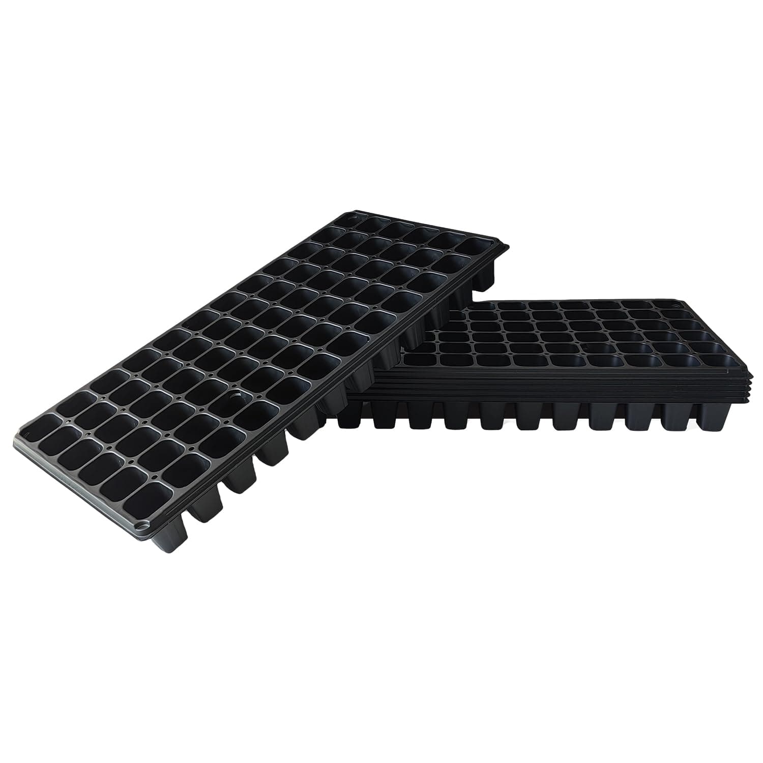 RooTrimmer Deep 72 Cell Seedling Trays, Thick Durable 72 Cell Plug Tray Big C...