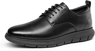 Bruno MarcMen's Casual Dress Sneakers Formal Business Shoes, Breathable Leather Upper Comfort Lightweight Cushioning Oxfords Crossflex NeatLite