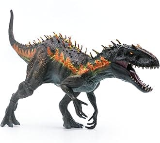 SIENON Large Dinosaur Toy Tyrannosaurs Rex 13.4”, Realistic Plastic Jurassic Dino Figure, Hand-Painted D-Rex Model Educational Action Playset for Kids Party Gift Cake Topper