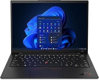 Lenovo Gen 11 ThinkPad X1 Carbon Laptop with Intel Intel Core i7-1365U vPro Processor, 14" WUXGA 100% sRGB 400 nits Touchscreen, 32 GB LPDDR5 1 TB SSD, Fingerprint, Backlit KB, Windows 11 Pro