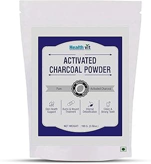 HealthVit Activated Charcoal Powder - 100 g