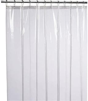 Yellow Weaves 0.30mm PVC AC Curtains, Transparent, (Size - 4.5 X 8 Ft), Pack of 4