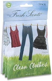 WILLOWBROOK Fresh Scents Sachet 3 Pack-Clean Clothes