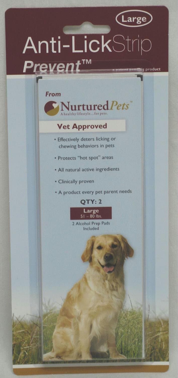 Anti Lick Strip (2-Pack) Size: Large (0.5" H x 4" W x 9" D)