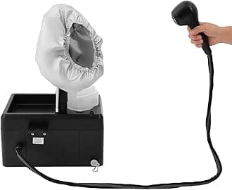 Nano Hair Steamer Machine, 1750W Standing Hair Color Processor Professional Nano Mist Hair Steamer with Nano Spray Gun and Evaporation Cap, Salon Spa Equipment for Hair Care Hair Repair, 110V