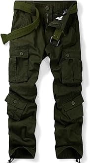 OCHENTA mens Cargo Casual Pants