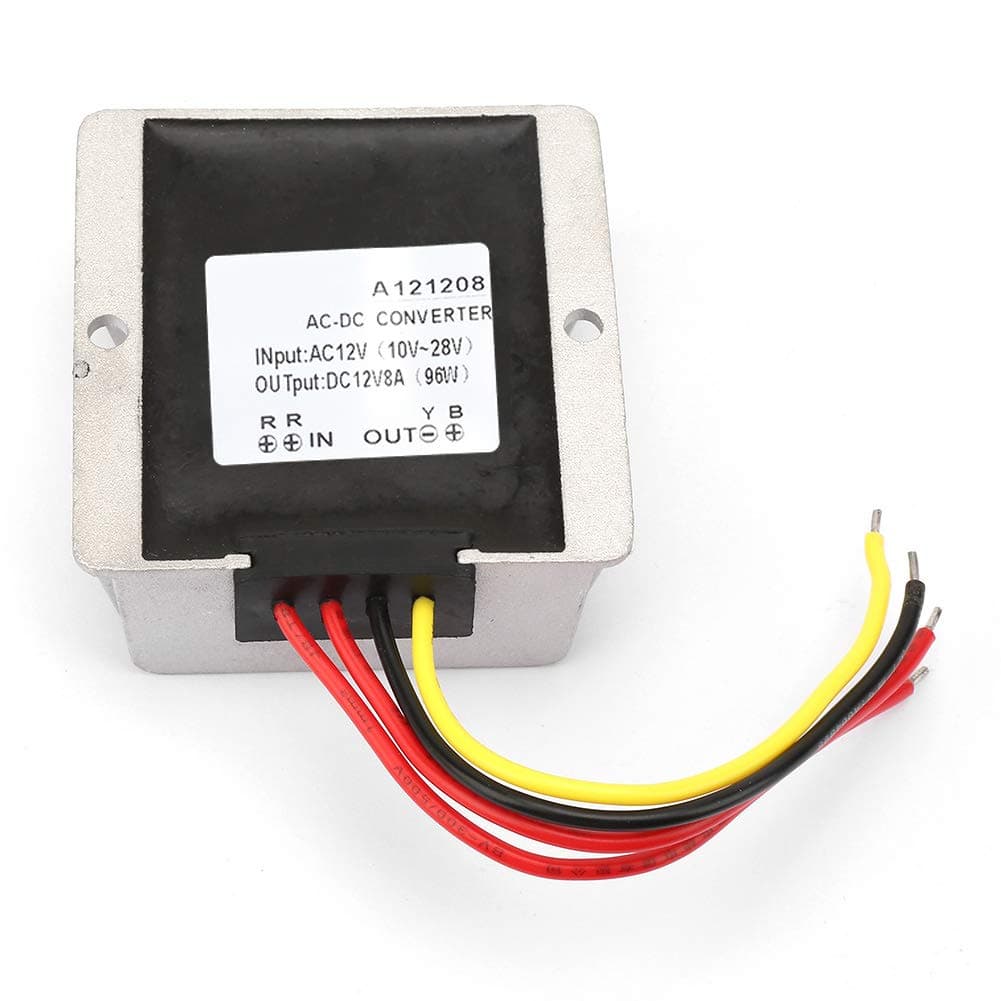 Different Gift Power Supply Converter, Power Supply Module AC12V to DC12V Large Aluminum Shell AC-DC Converter Power Supply Module Adapter(8A)