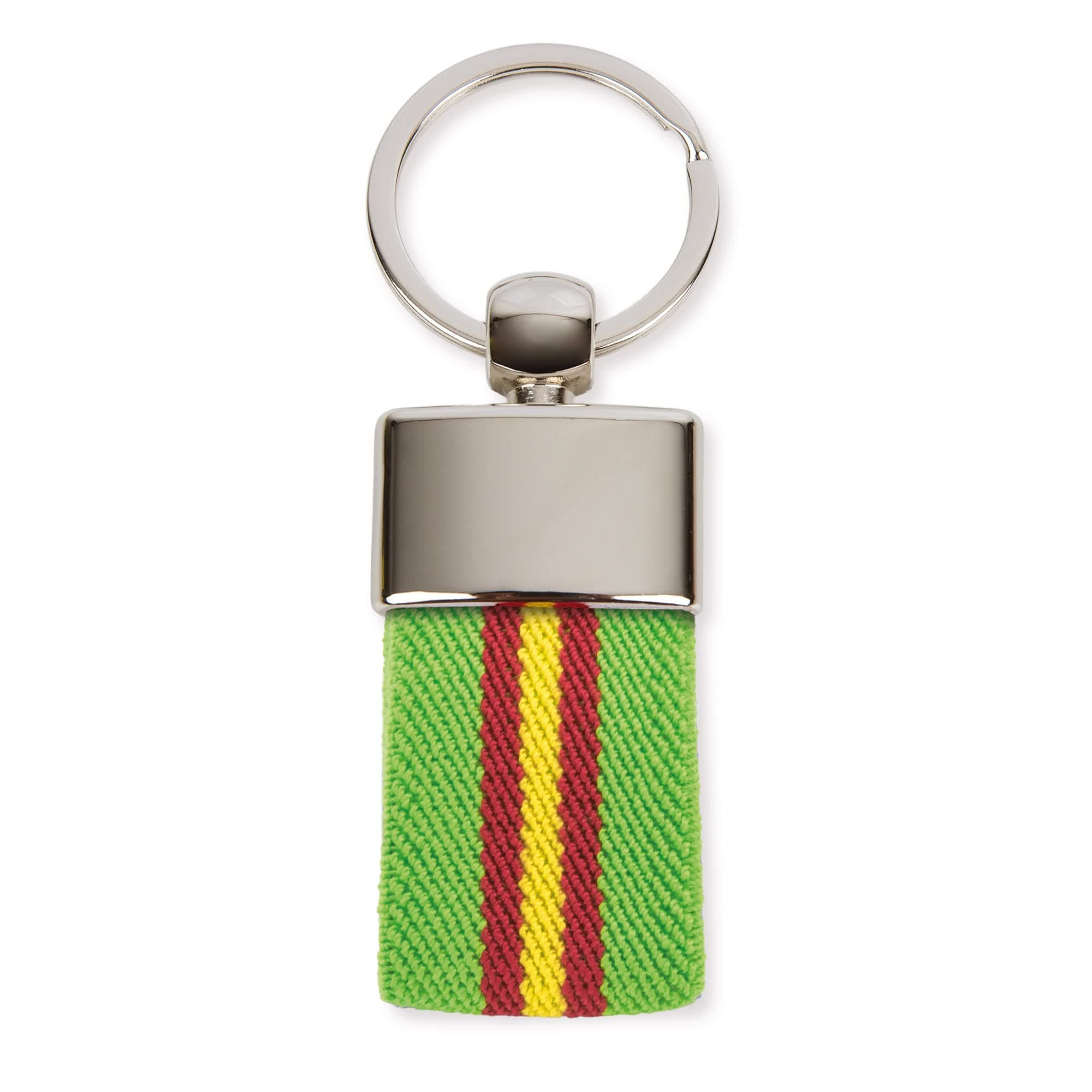 MakitoCanvas Keyring with Spanish Flag (Green)