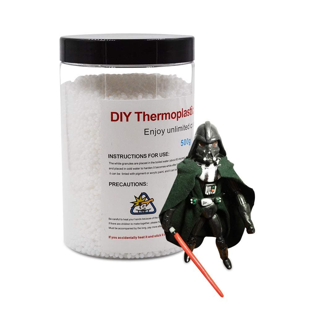 Moldable Plastic Plastimake 500g/18oz, Reheatable, Reusable and Remodeling