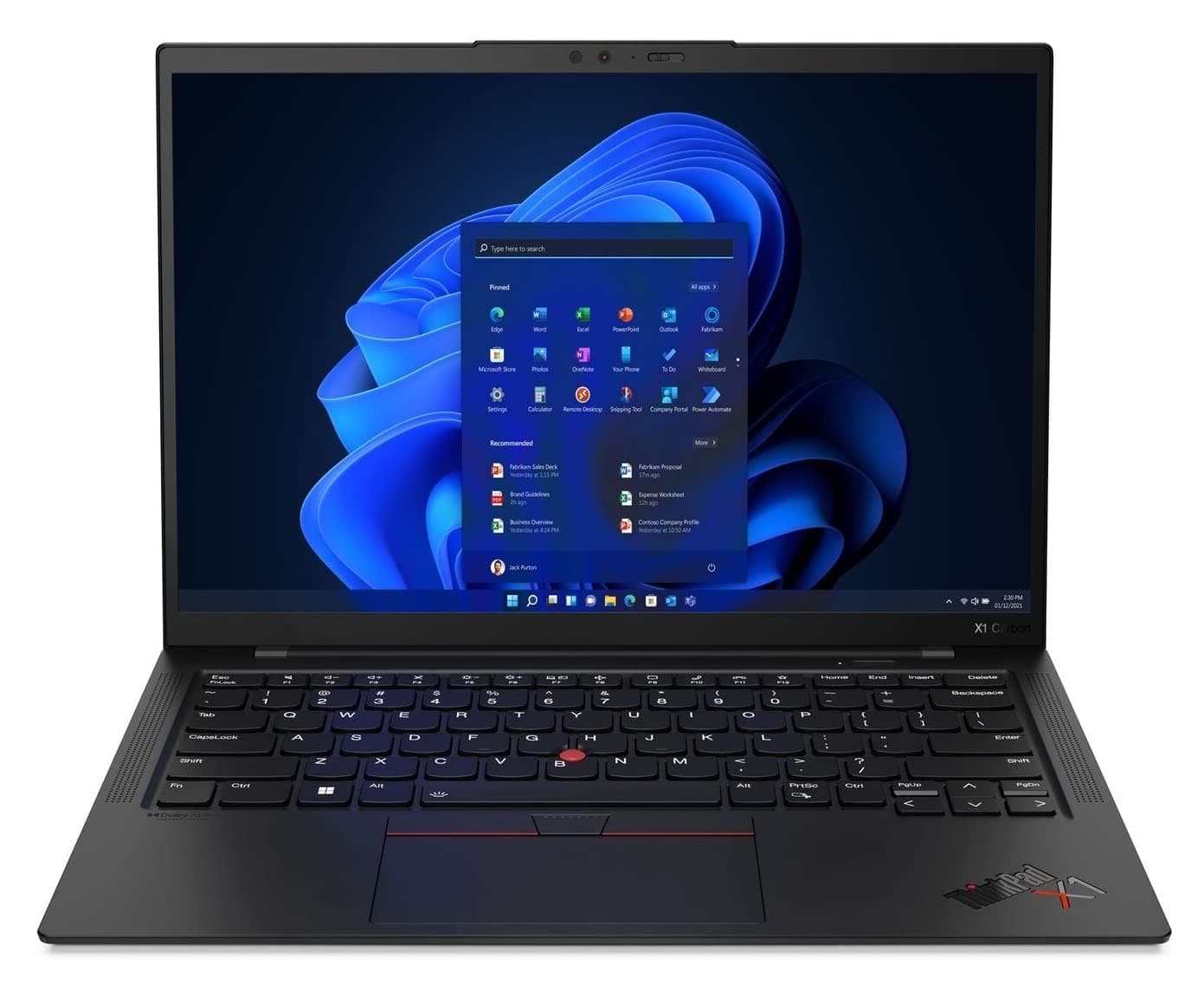 Lenovo ThinkPad X1 Carbon Gen 10 Laptop with Intel Core i7-1260P Processor, 14" FHD Non-Touch Anti-Glare Display, 16GB DDR5, 512GB SSD, and Win 11 Pro