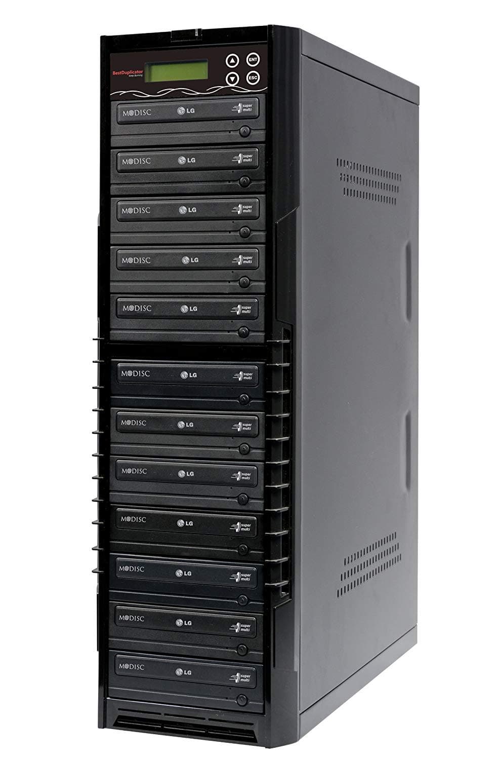 BD-LG-11T 11 Target 24x SATA DVD Duplicator with Built-In LG Burner (1 to 11)