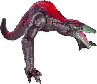 De-Lite Action Figures PVC Anime Movable Collectible Model Statue Toys (Skull Crawler, Grey with Red Spine, 13cm)