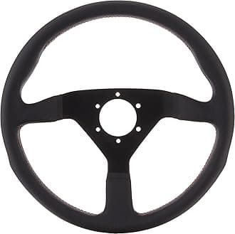Momo MCL35BK3B Steering Wheel (Monte Carlo 350 Leather Red Stich), 1 Pack