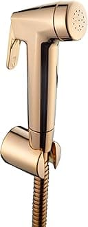 Hindware Italian Collection F160152RGD Health Faucet for Bathroom| Made of ABS| Comes with 1.20-meter Long SS Hose Pipe & Wall Hook| Bathroom Jet Spray| Color - Rose Gold| 1-Year Manufacturer Warranty